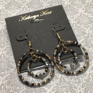 NWT Katheryn Kent Seed Bead Earrings!